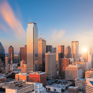 Dallas Morning of buildings