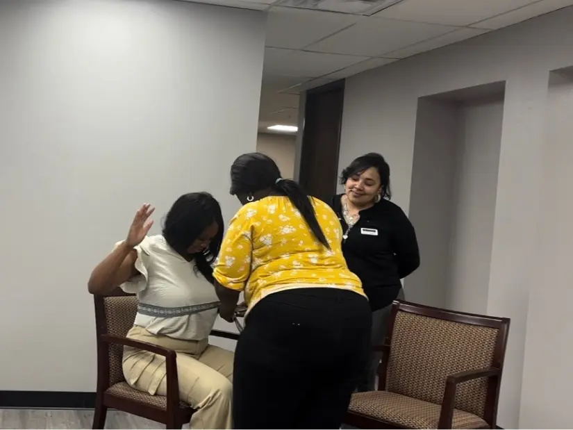 Houston team training