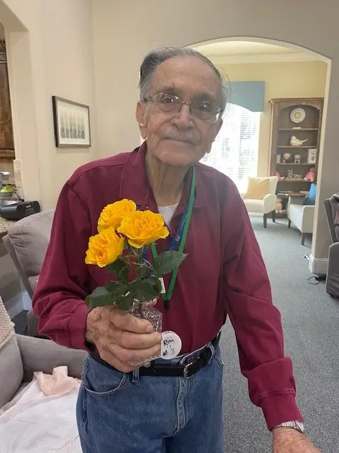 resident & flowers