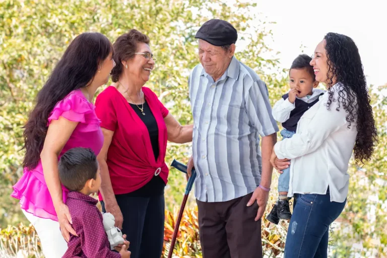multigenerational family enjoying a joyful moment
