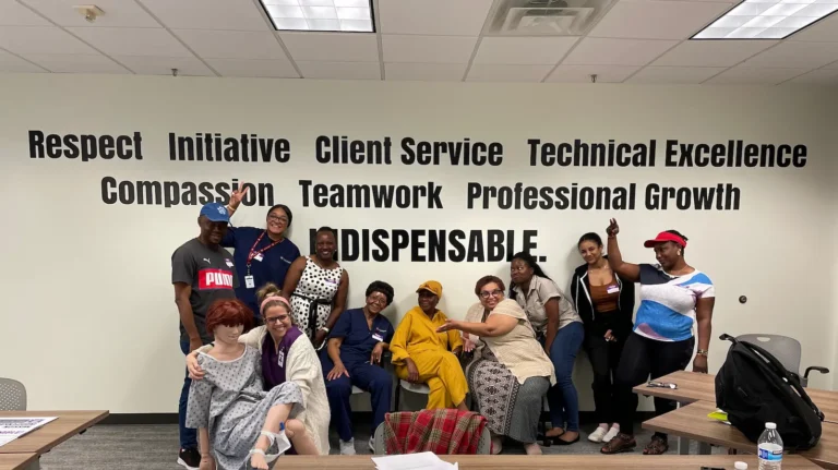 training room group pic